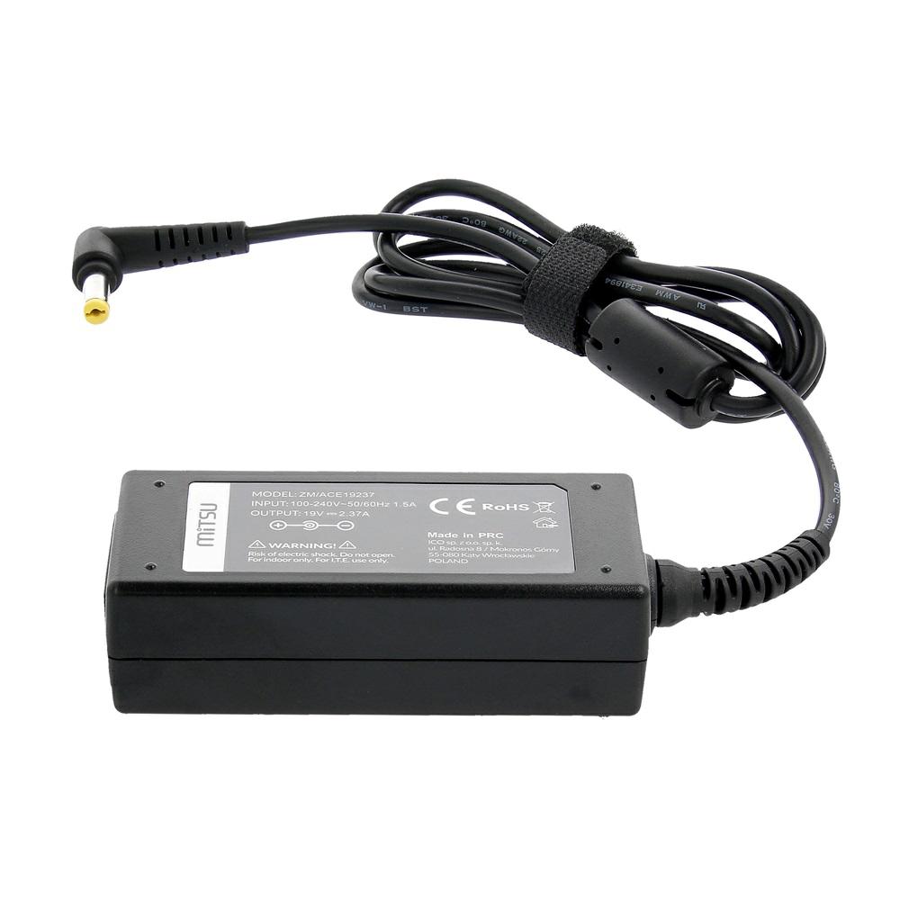 Cargador para portátil Acer / Asus / Toshiba 45W 19V 2.37A 5.5 mm x 1.7 mm Mitsu - Imagen 3