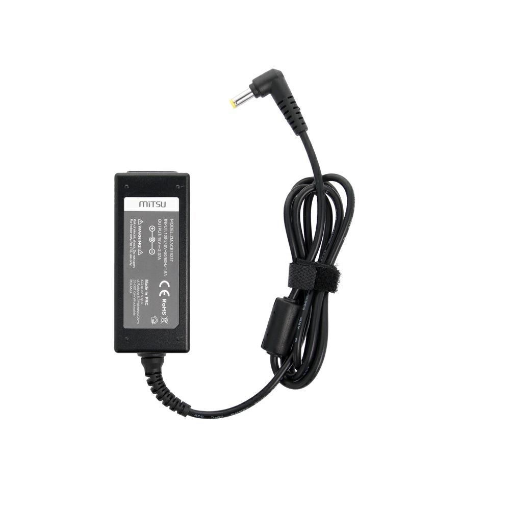 Cargador para portátil Acer / Asus / Toshiba 45W 19V 2.37A 5.5 mm x 1.7 mm Mitsu - Imagen 5