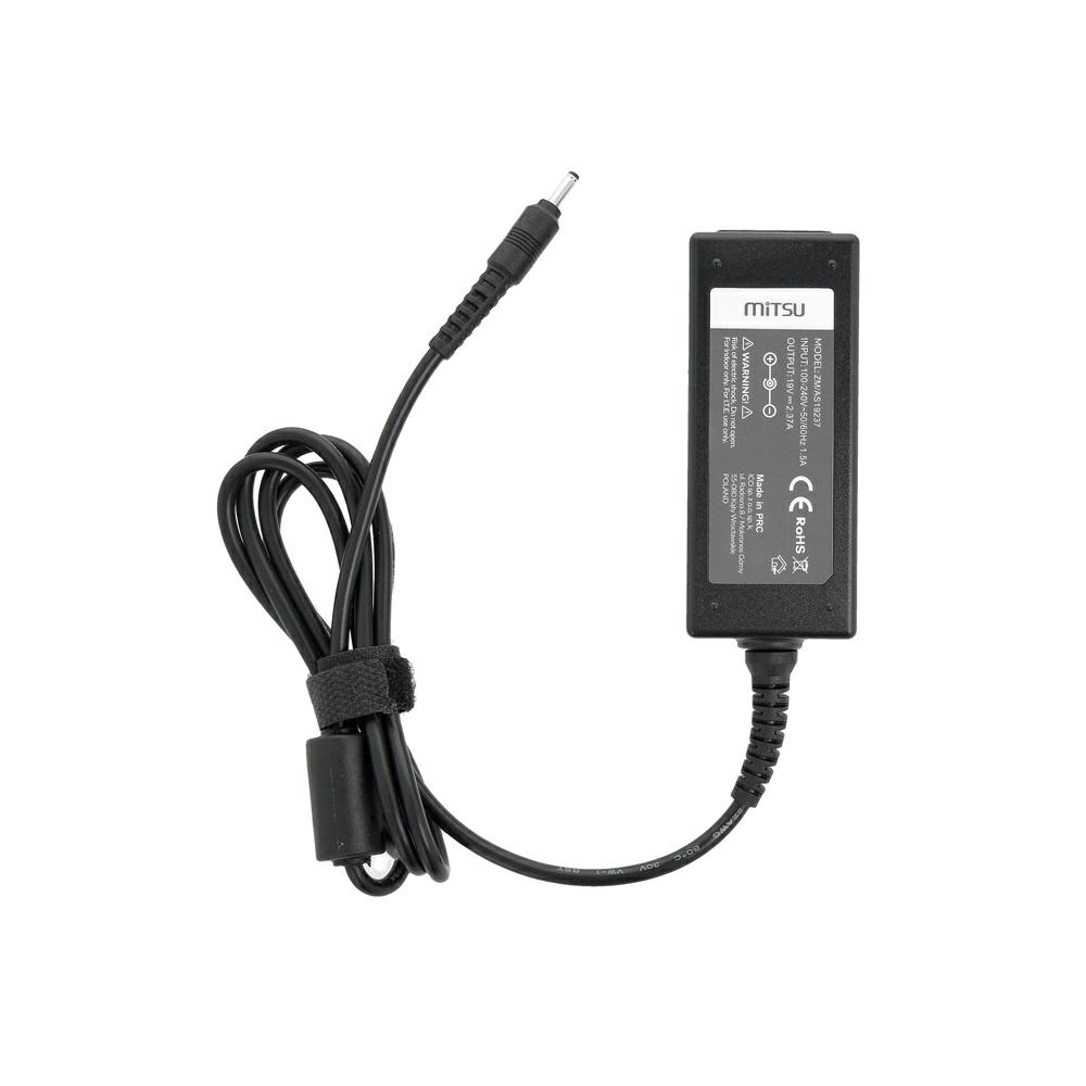 Cargador para portátil Acer / Asus 45W 19V 2.37A 3.0 mm x 1.1 mm Mitsu - Imagen 5
