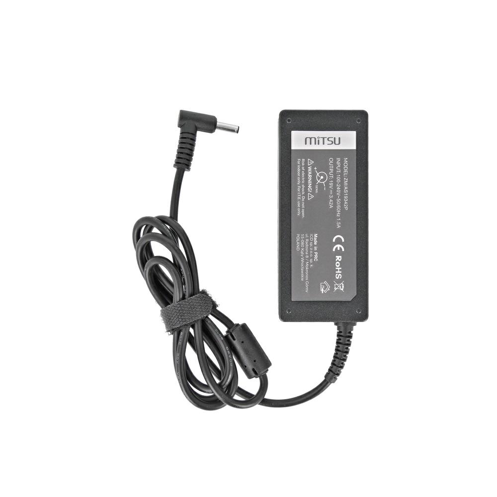Cargador para portátil Asus 65W 19V 3.42A 4.5 mm x 3.0 mm Mitsu - Imagen 5