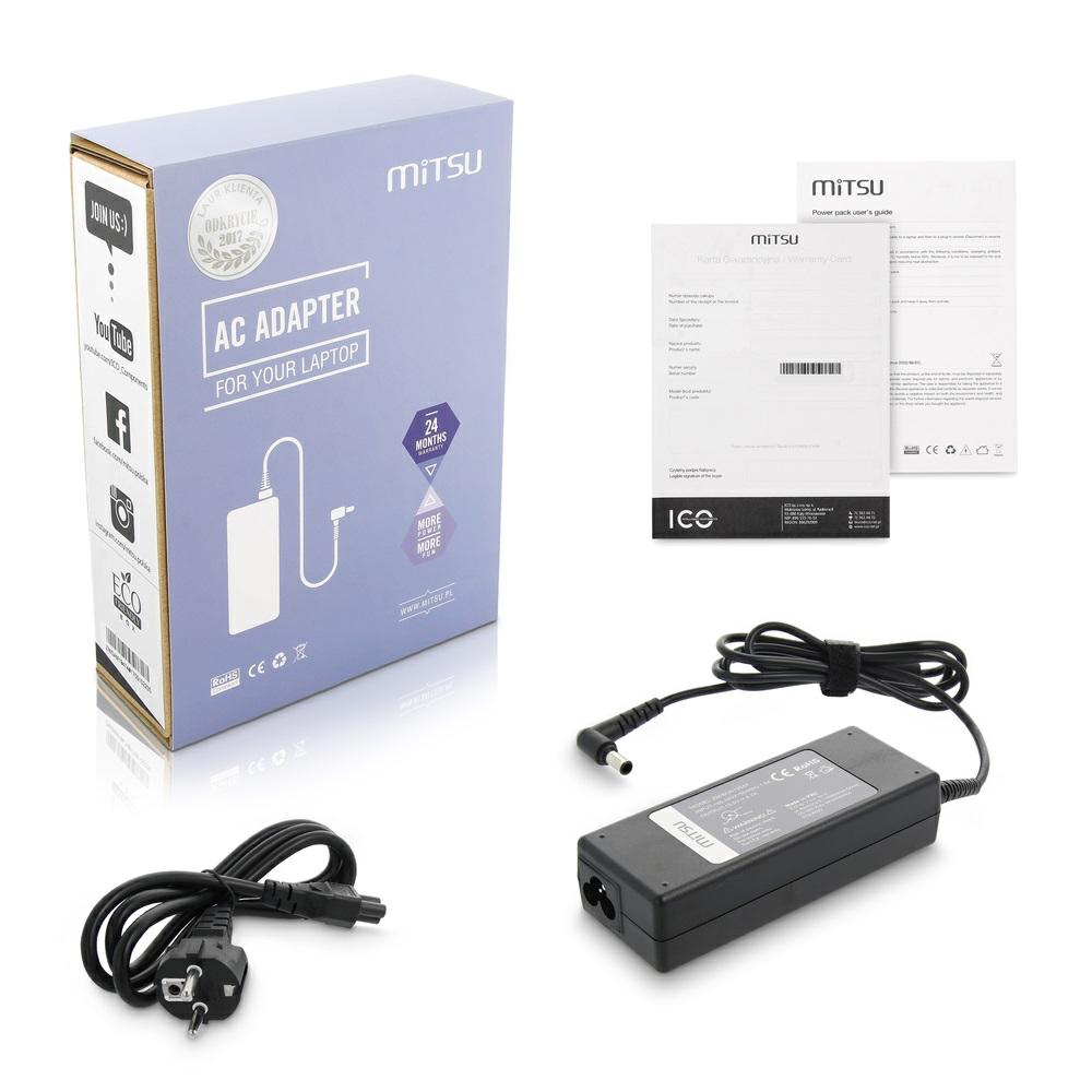 Cargador para portátil Sony 90W 19.5V 4.7A 6.5 mm x 4.4 mm Mitsu