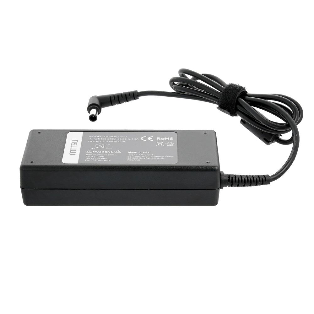 Cargador para portátil Sony 90W 19.5V 4.7A 6.5 mm x 4.4 mm Mitsu - Imagen 3