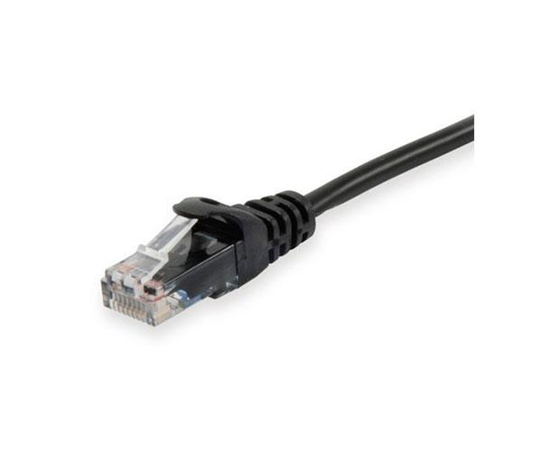 Cable red latiguillo RJ45 cat.6 UTP 0.5 metros / Negro / Equip 625457