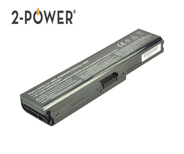 Batería compatible para portátil TOSHIBA L750 10.8V 5200mAh 2-POWER