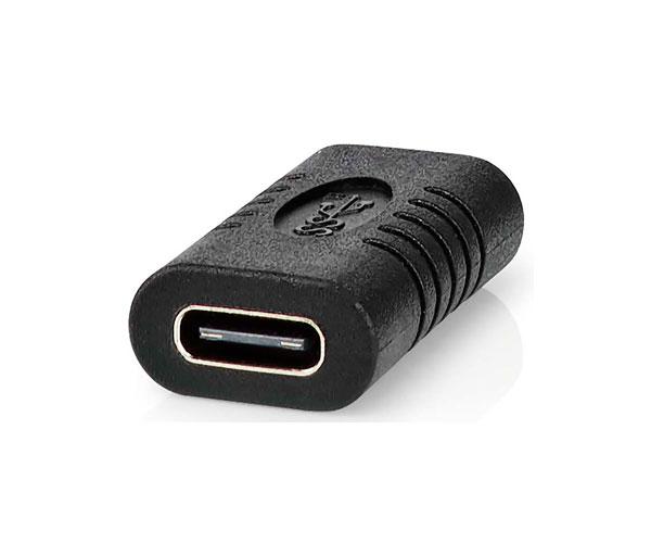 Adaptador Type-C 3.2 Gen 2 / Hembra - Hembra / Nedis / CCGP64900BK