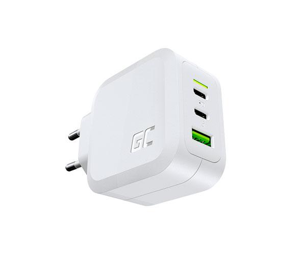 Cargador de red Usb x3 / 65w / Blanco / Chargc08w / Greencell - Imagen 2