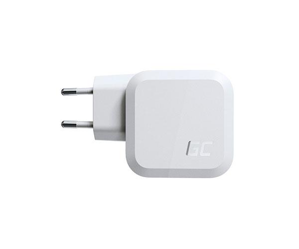 Cargador de red Usb x3 / 65w / Blanco / Chargc08w / Greencell - Imagen 3