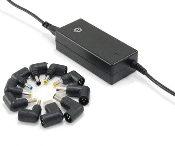 Cargador para portátil universal automático 65W / 10 conectores / CNB65 / Conceptronic