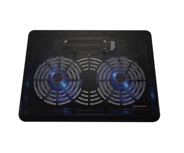 Base refrigeradora Conceptronic Thana / Hasta 15.6 Pulg. / 2 vent. 125mm / CNBCOOLPAD2F
