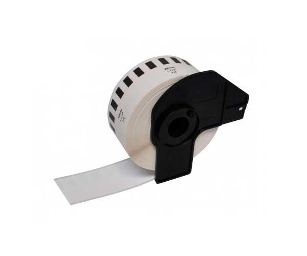 Etiquetas genéricas para BROTHER DK22211 Negro / Blanco