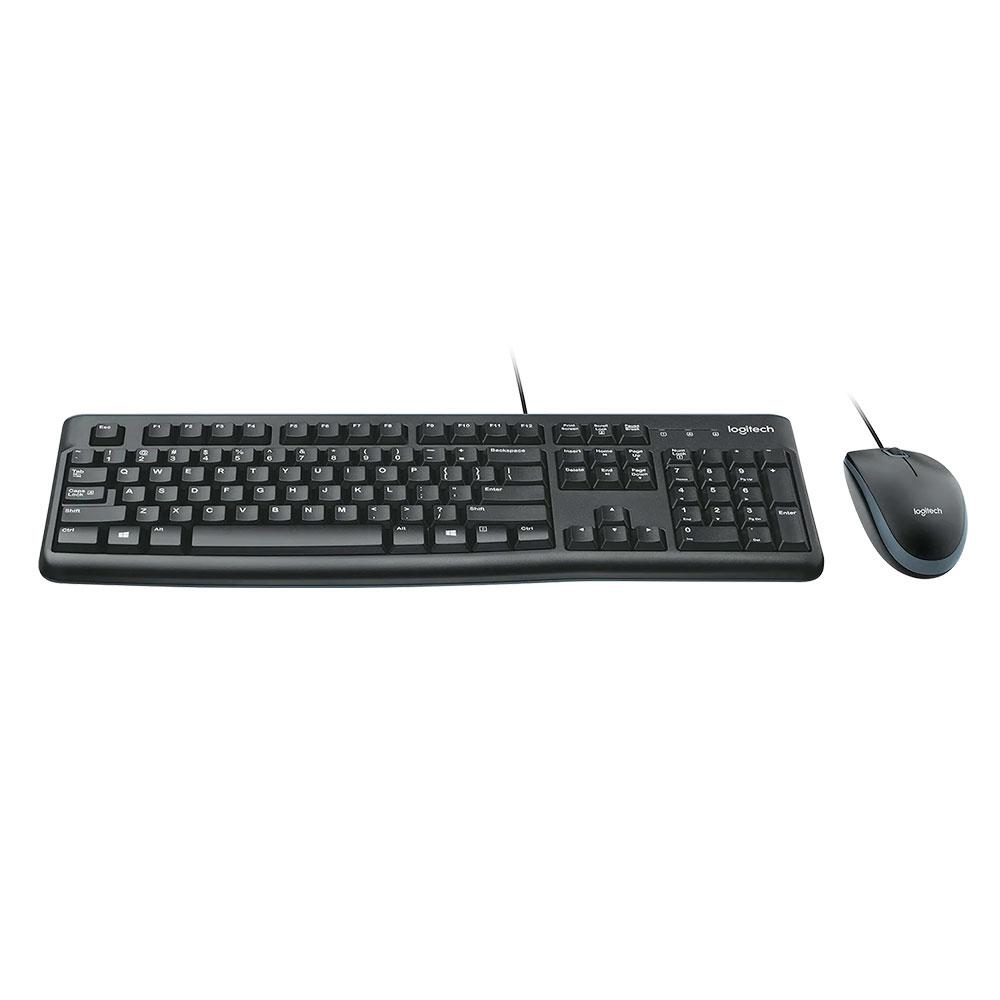 Combo Teclado + Raton USB Logitech MK120 Negro 920-002550