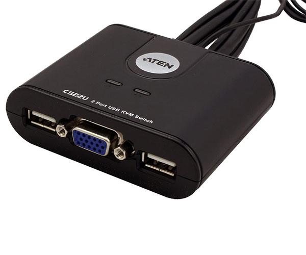 Kvm Switch Aten Cs22u / 2xVga / 2xUSB - Imagen 2