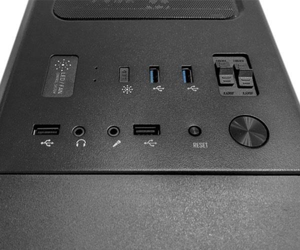 Caja ATX Gaming Talius Daemon LED Rgb lateral cristal templado / TAL-DAEMON - Imagen 4