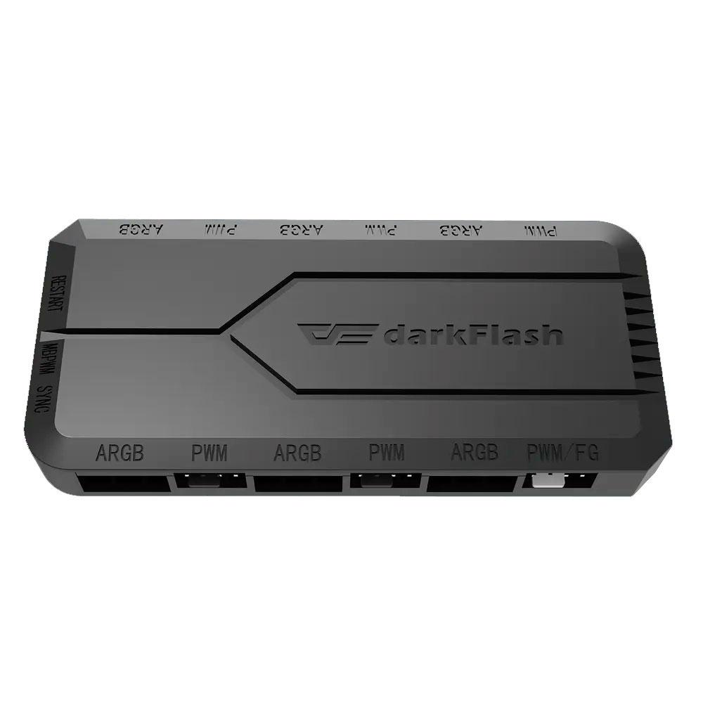 Controladora PWM-ARGB Darkflash RC2 / 14 efectos / 6 conectores ARGB / 5 Conectores PWM - Imagen 2