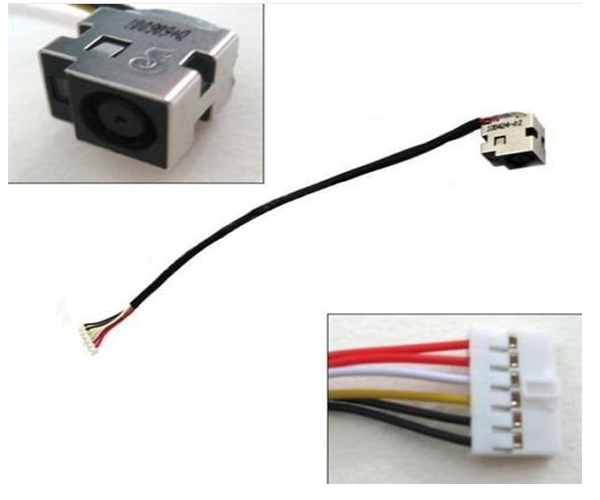 Dc-Jack compatible para portatil HP dv6 / cq61 / cq71 / g61 / 23cm