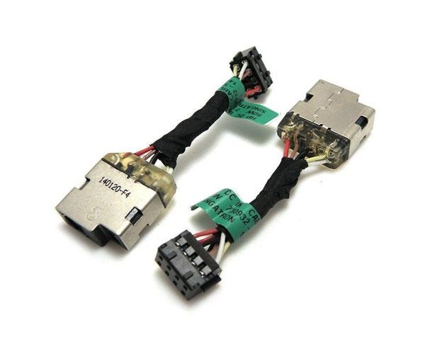 Dc-Jack compatible para portatil HP Pavilion 15-n series / 14-n / cable de 5.5 cm / 8 pin