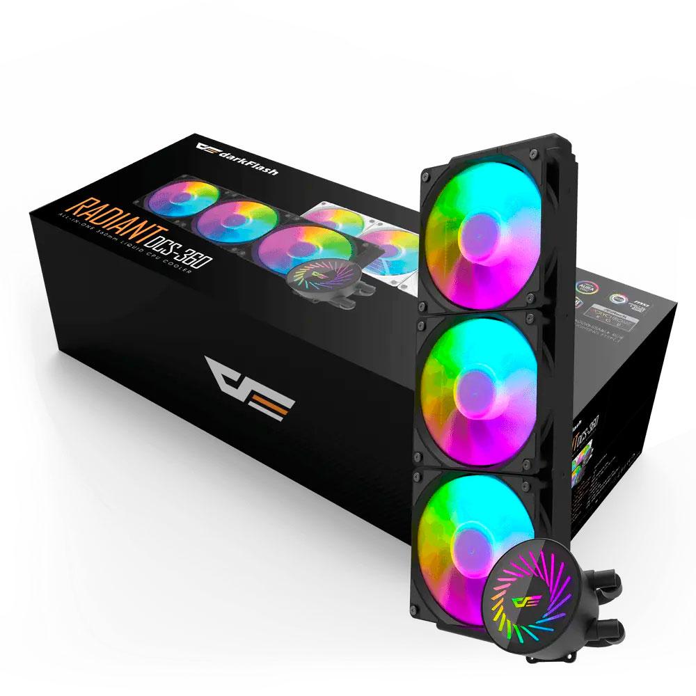 Refrigeracion liquida Darkflash Radiant 360 RGB (intel-amd) - Imagen 2
