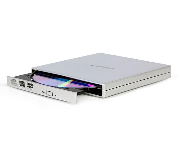 Grabadora Externa CD/DVD Gembird / USB 2.0 / Plata / DVD-USB-02-SV