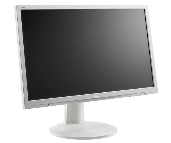 Monitor Reacondicionado Led AOC E2460P 24 / Altavoces integrados / VGA-DP-DVI / Plata / CABLE DE VIDEO Y CORRIENTE INCLUIDOS"