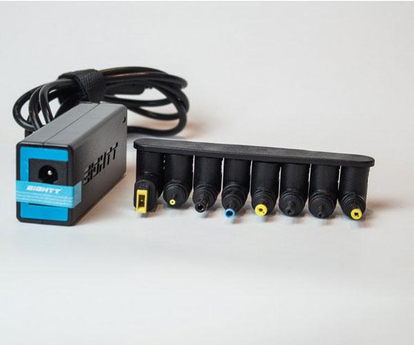 Cargador para portátil universal automático 45w / 8 conectores / EC45V2 / Eightt - Imagen 2