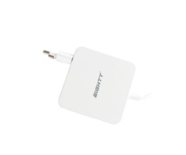 Cargador para portátil universal 65W Type-C Blanco / Eightt / EC65 - Imagen 2