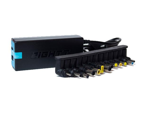 Cargador para portátil universal automático 90W / 13 conectores / Eightt / EC90 - Imagen 2
