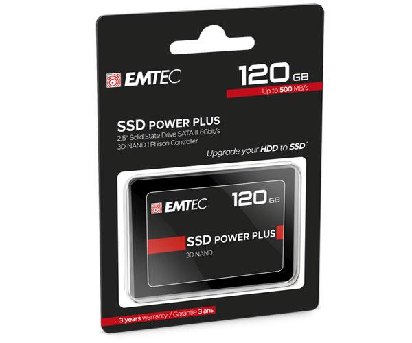 Disco duro 2.5 SSD Emtec 120Gb / X150 Power Plus / 3D Nand Phison / Sata3 / ECSSD120GX150 - Imagen 3