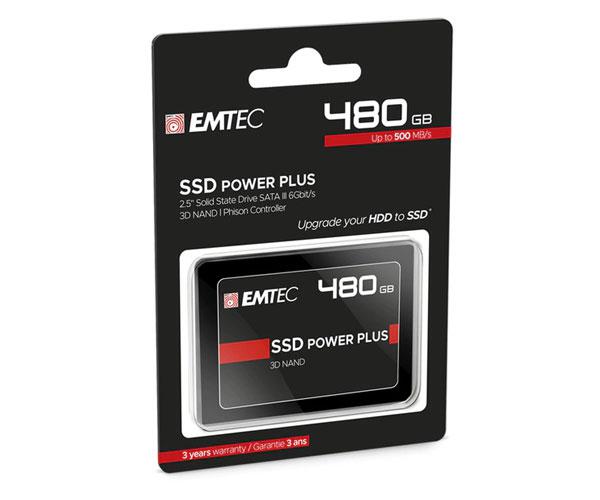 Disco duro 2.5 SSD Emtec 480Gb / X150 Power Plus / 3D Nand Phison / Sata3 ECSSD480GX150 - Imagen 3