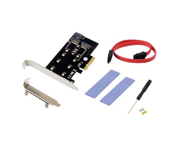 Tarjeta controladora Conceptronic Pci Express Gen 3.0 X4 / 2 Puertos M.2 SSD / EMRICK04B - Imagen 2