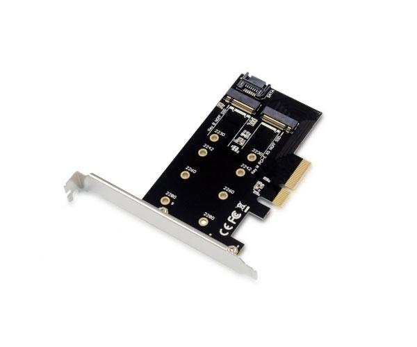 Tarjeta controladora Conceptronic Pci Express Gen 3.0 X4 / 2 Puertos M.2 SSD / EMRICK04B