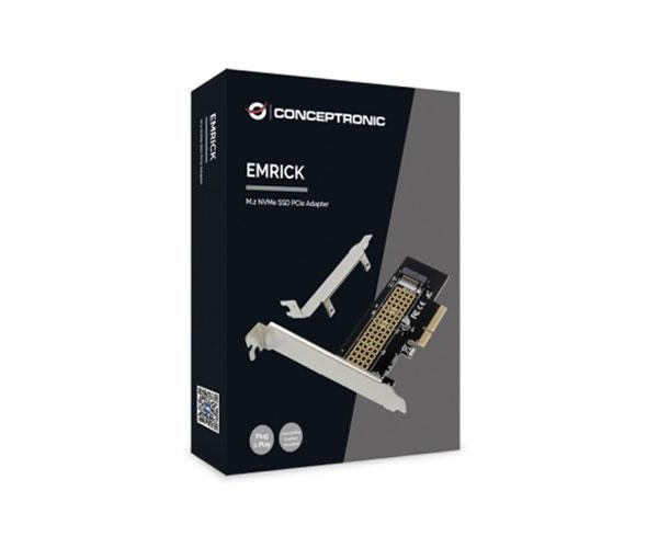 Tarjeta controladora Conceptronic Pci Express Gen 3.0 x4 a Nvme M.2 SSD ( No compatible M2 clave B) / emrick05b - Imagen 3