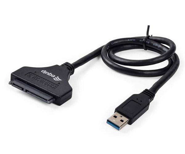 Cable adaptador USB 3.0 a Sata SSD-HDD 2,5 / Equip Eq133471"