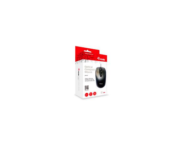 Raton óptico Usb Equip Compact Life / 1000 dpi / ambidiestro / Negro / 245107 - Imagen 2