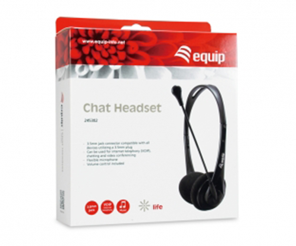 Auriculares con Microfono Equip Life / Ps4 / Xbox / Control de volumen / Jack 3.5mm / VoIp / negro / 245302 - Imagen 3