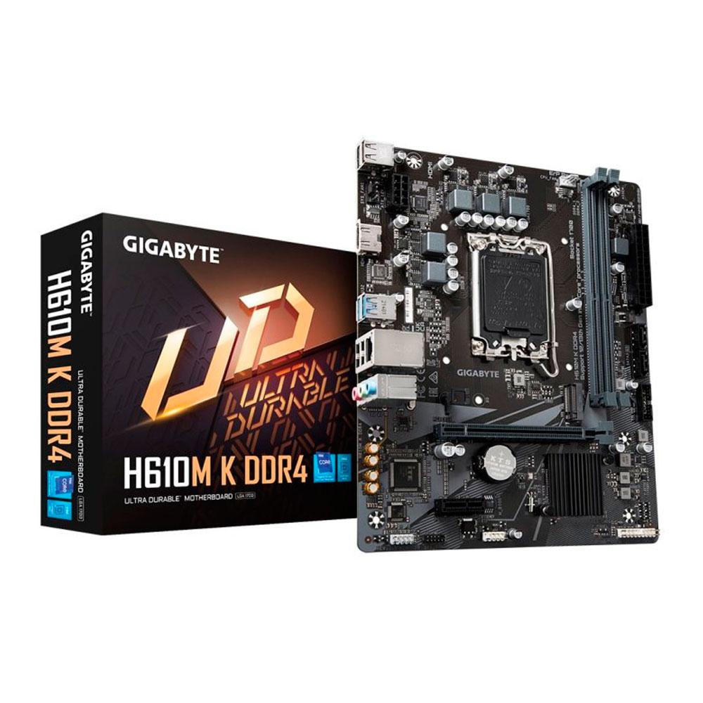 Placa base Gigabyte H610M K DDR4 1.0 / Socket 1700 / M-ATX / 2x DDR4 / M.2 / Hdmi