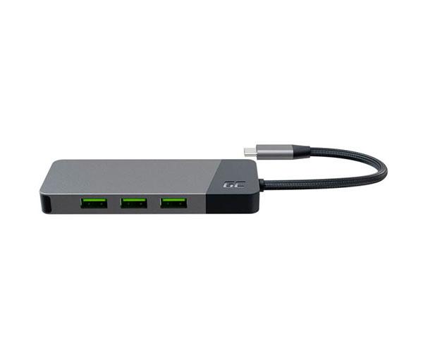 Hub adaptador Type-C a 3xUsb-A 3.1 / 1xUsb-C / 1xHDMI 4K / MicroSd / SD / HUBGC01 - Imagen 3
