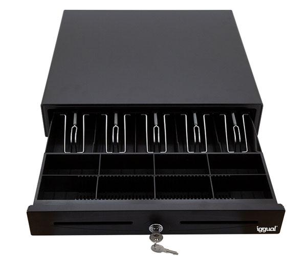 Cajon Portamonedas Iron-70 / 44cm / 5+8 / Rj11 / Negro / Automatico - Manual - Imagen 3