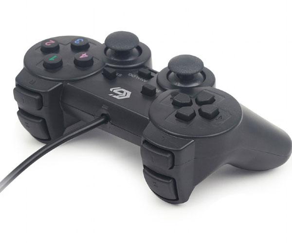 Mando PC Gaming Gembird / Dual Vibracion / Cable 1.8m / Negro / JPD-UDV-01 - Imagen 3