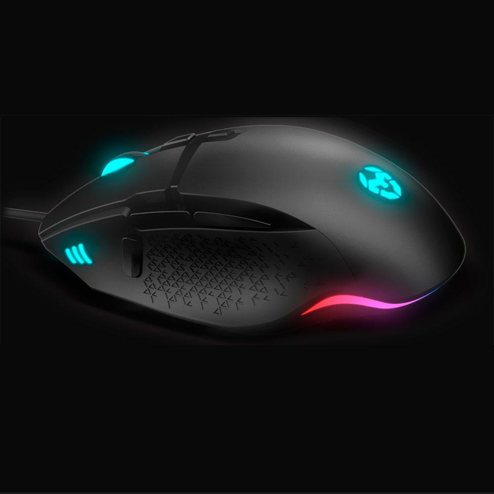 Combo Teclado + Raton + Alfombrilla Gaming Krom Kunai / RGB / 7200Dpi / Negro NXKROMKUNAI - Imagen 5