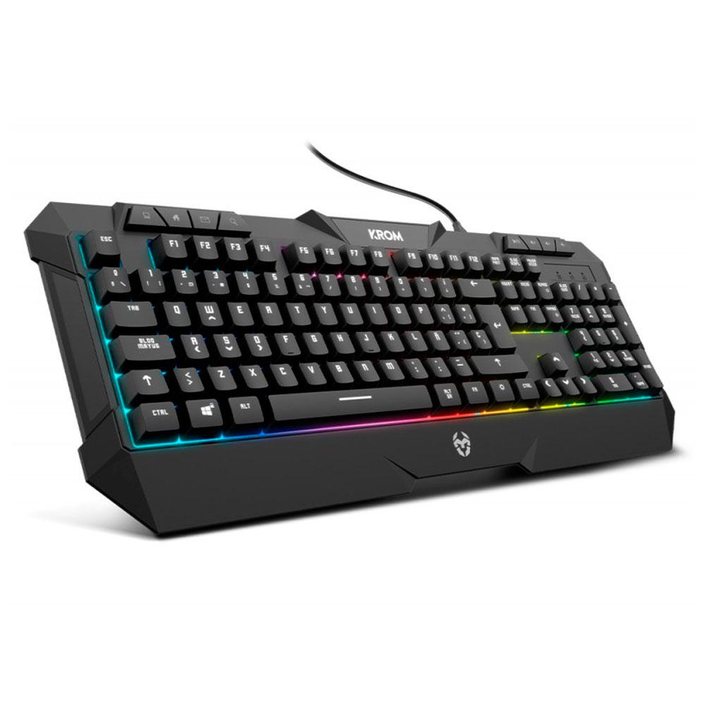 Combo Teclado + Raton + Alfombrilla Gaming Krom Kunai / RGB / 7200Dpi / Negro NXKROMKUNAI - Imagen 4