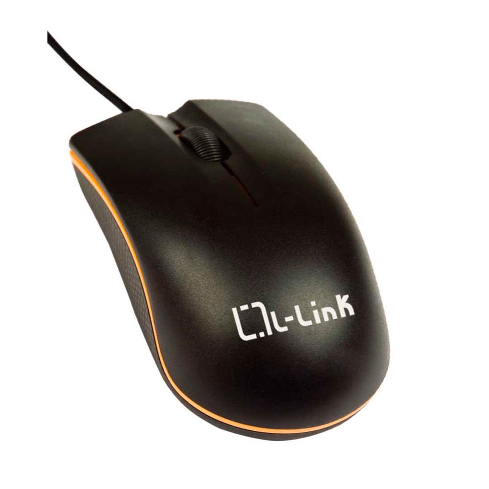 Raton óptico Usb L-Link Negro / 1.200 Dpi / Ambidiestro / LL-2081