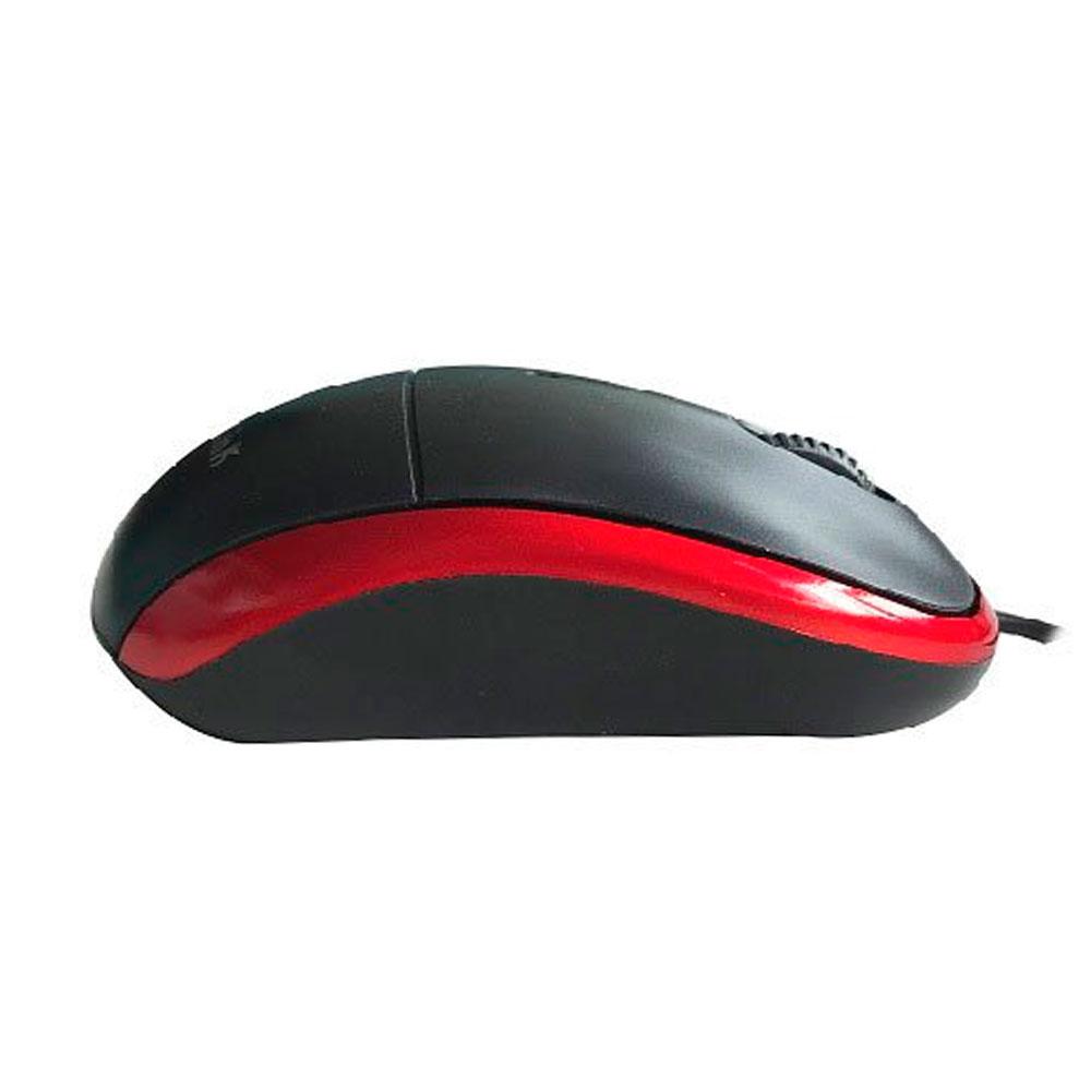 Raton óptico Usb L-Link Negro-Rojo / 1.200 Dpi / Ambidiestro / LL-2080-R - Imagen 4