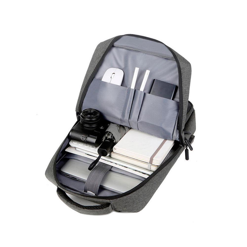 Mochila Para Portatil L-Link LL-9020A / Hasta 15.6 / Impermeable / Salida Usb / Negra" - Imagen 2