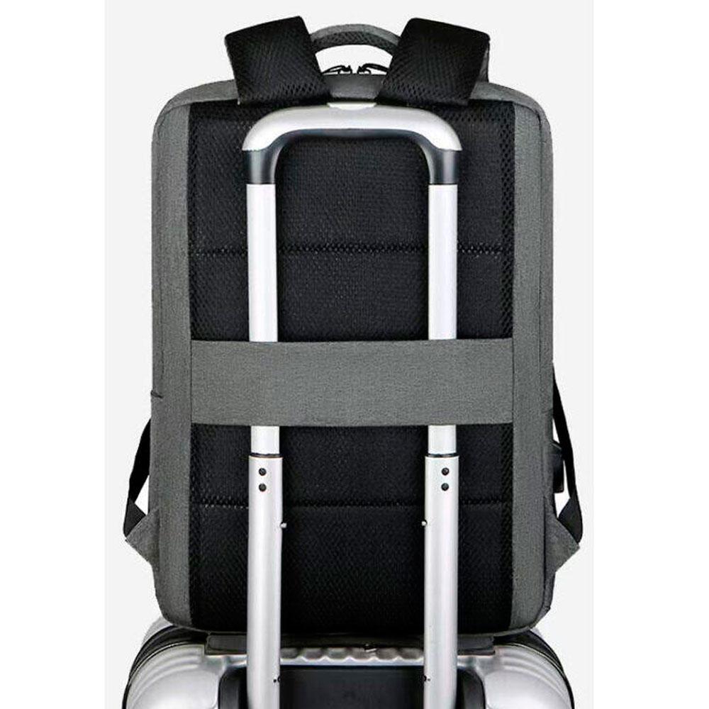 Mochila Para Portatil L-Link LL-9020A / Hasta 15.6 / Impermeable / Salida Usb / Negra" - Imagen 4