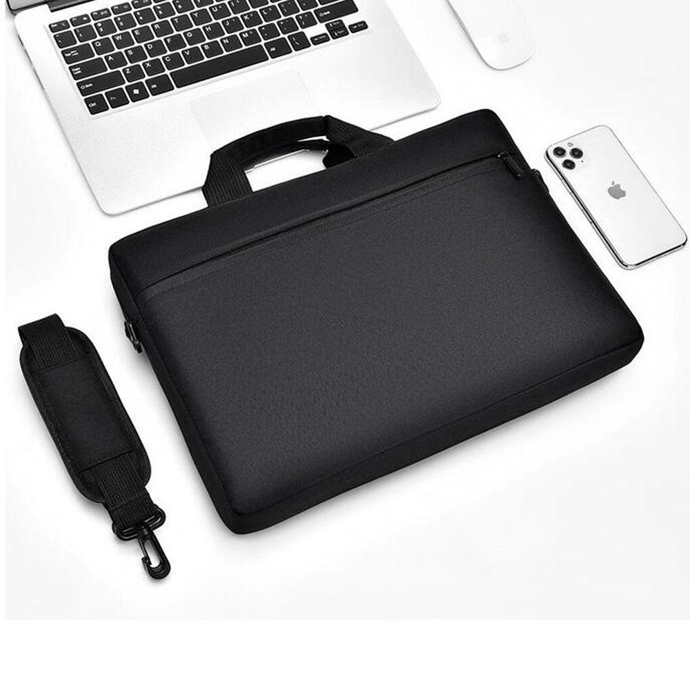 Maletin portatil L-Link Hasta 15.6 / Bolsillo frontal / Impermeable / Negro / LL-B036-15.6" - Imagen 2