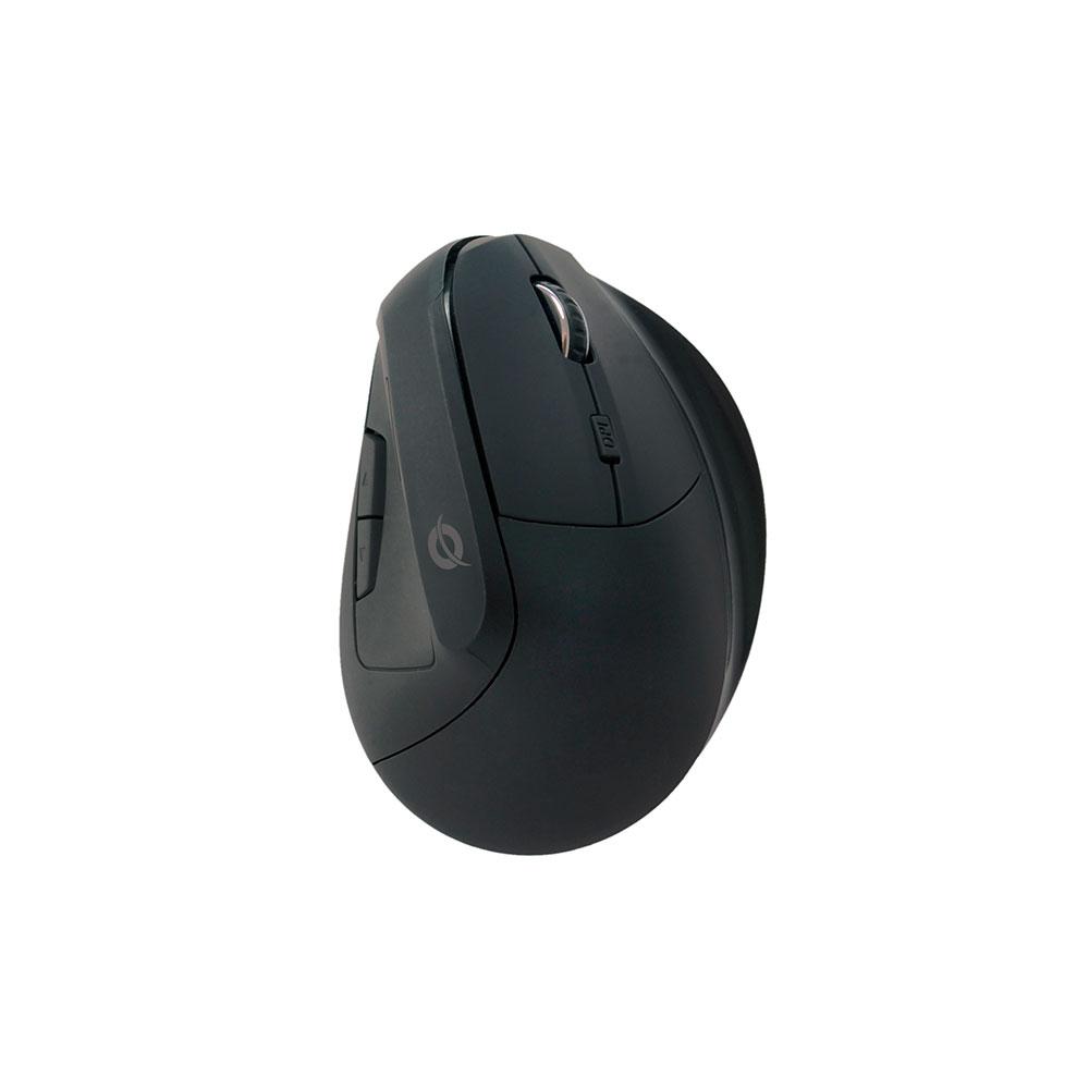Raton óptico Bluetooth Ergonomico vertical Conceptronic Lorcan03B / 6 botones / 1600dpi / bateria recargable / Negro - Imagen 2