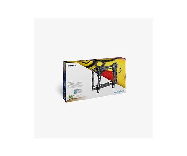 Soporte Tv de 23 a 43" / Inclinable / Max 45Kg. / Vesa 200x200 / -8º / Negro / Tooq LP1044T-B" - Imagen 4