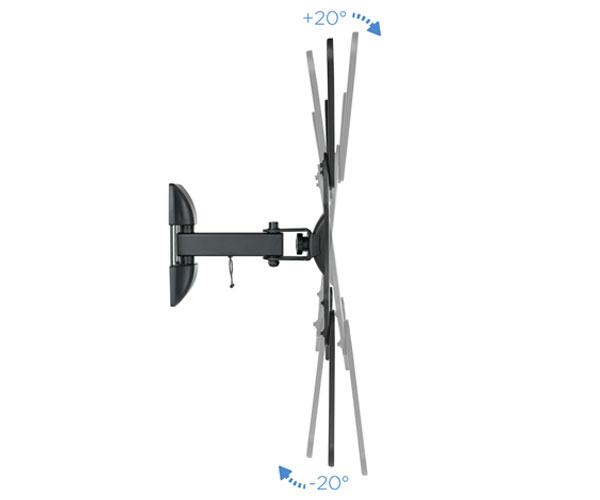 Soporte Tv de 32 a 55" gira/incli (2 pivotes) / Negro / Tooq / Lp2255tn-b" - Imagen 2