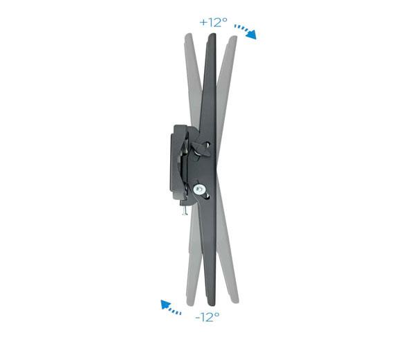 Soporte Tv de 37 a 70" inclinable -12º +12º / Negro / Tooq Lp4270t-b" - Imagen 3