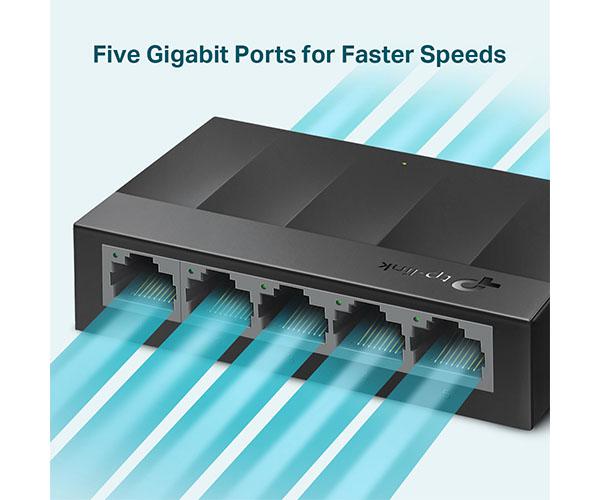 Switch 5p 10/100/1000 gigabit Litewave TP-Link LS1005G - Imagen 3